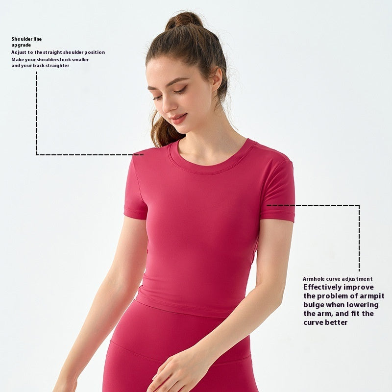 Solid Color Yoga Leggings for Fitness and Exercise in Raspberry Red Khaki Black - Teleplus