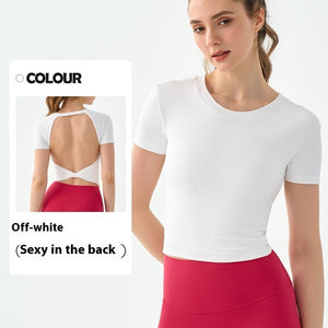 Solid Color Yoga Leggings for Fitness and Exercise in Raspberry Red Khaki Black - Teleplus