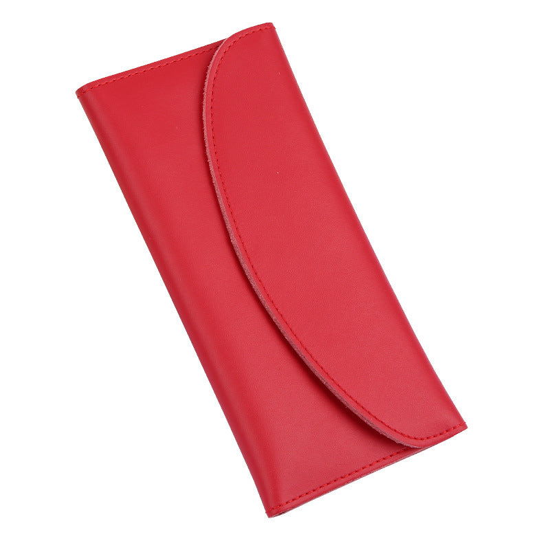 Solid Genuine Leather Colored Lining for Bags in the United States CHF - Stylish Cow Split Wallet Wine Red and Brown