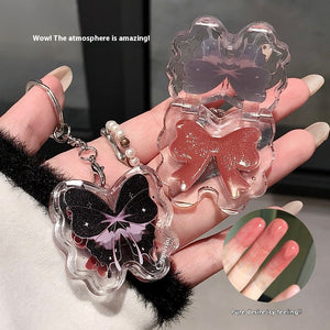 Solid Lip Gloss with Mirror and Water-Resistant Finish - solid lip gloss mirror water