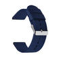 Solid Nylon Canvas Watch Strap for Smart Watches with Stainless Steel Buckle - and Accessories solid nylon canvas smart