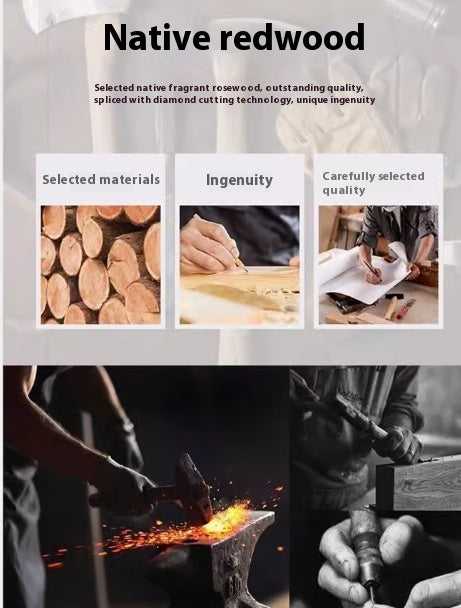 Solid Wood Aluminum Apple Phone Case with Alloy Frame for iPhone Models - Heat Protection solid wood aluminum alloy