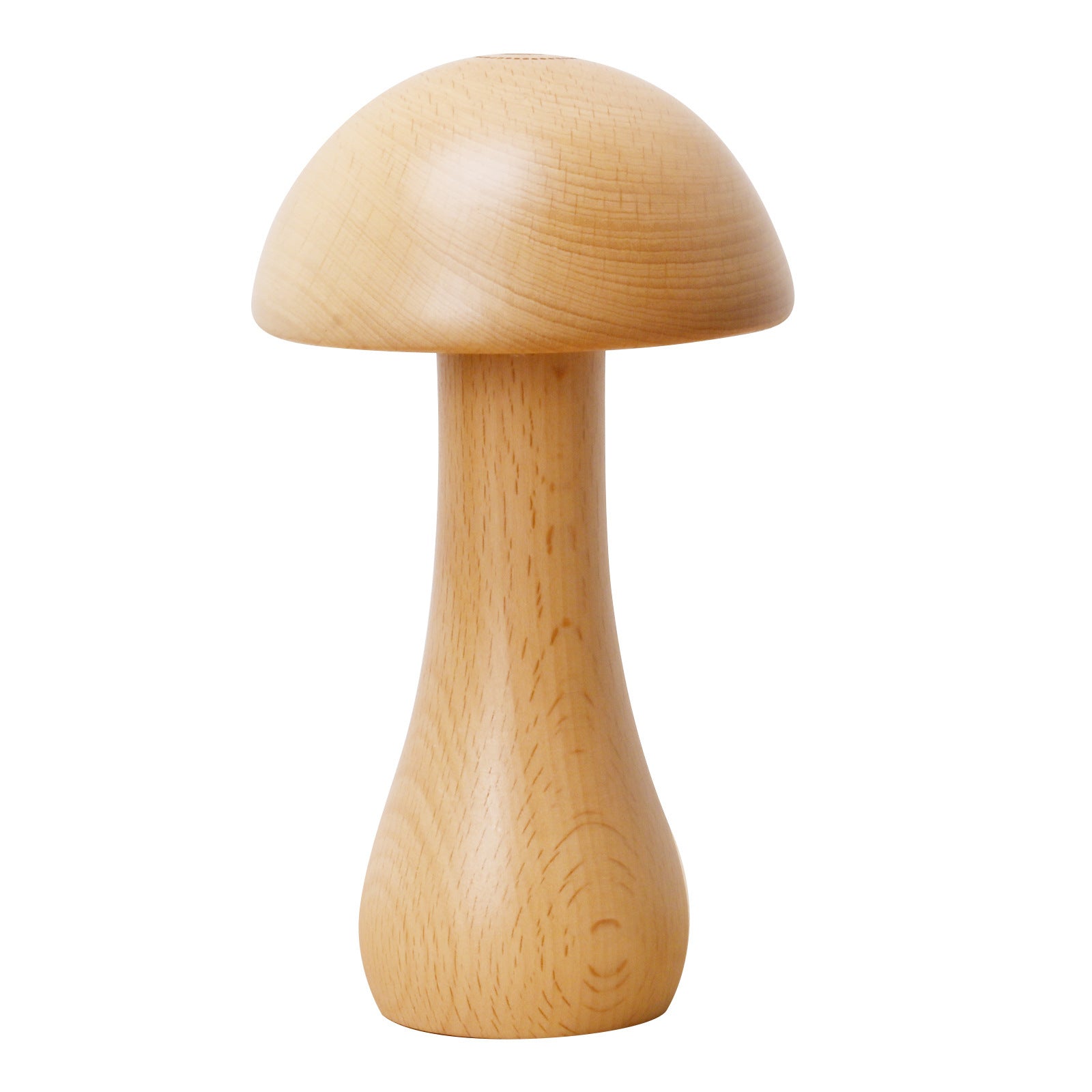 Solid Wood Mushroom Ambience Lights USB and Rechargeable Options - Light solid wood mushroom ambience light