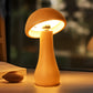 Solid Wood Mushroom Ambience Lights USB and Rechargeable Options - Light solid wood mushroom ambience light