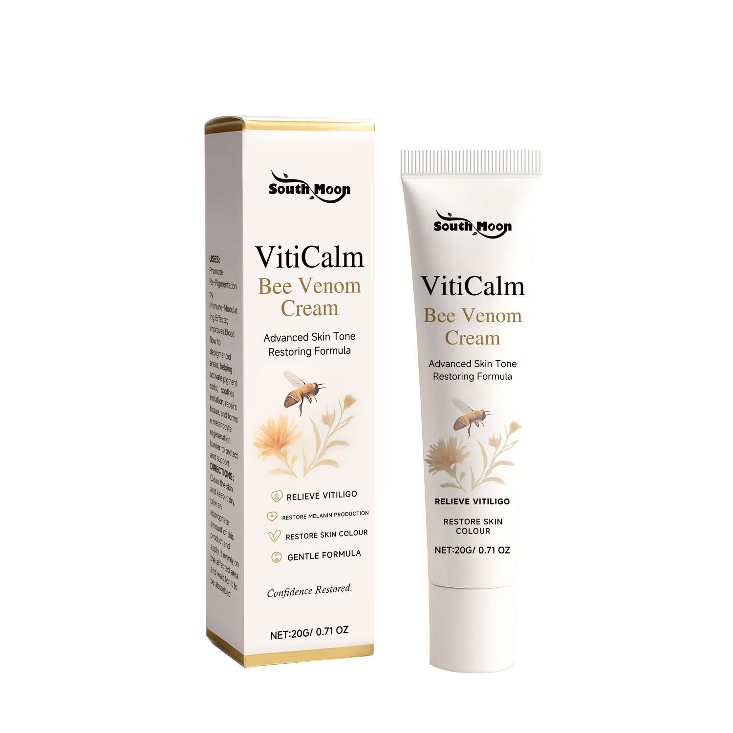 Soothing Herbal Cream with Mint Bee Venom Safflower and Purple Grass Root - purple grass root bee venom