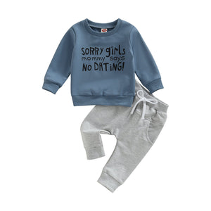 Sorry Girl Letter Printing Infant Children’s Suit - Sorry Girl Suit for Tiny Trouble Makers