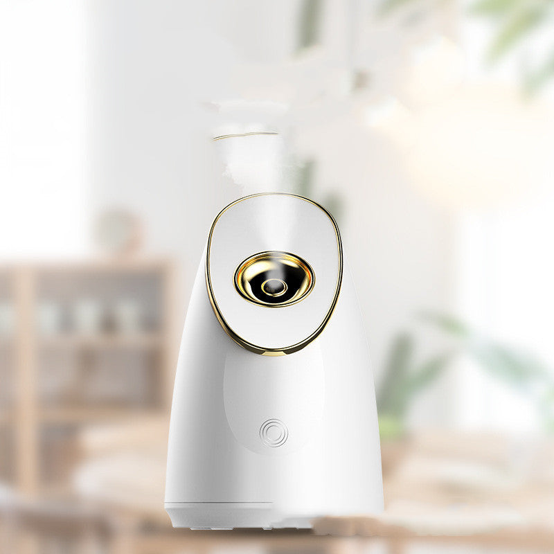 Fog Face Sprayer with Gold and Silver Panels for US EU UK Standards - Steamy Glam Source Manufacturer’s UV united