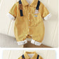 South Korea Baby Autumn Clothing Shirt Jumpsuit Handsome Baby - Double Bears Double Fashion for Handsome Babies