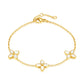 Special-interest Design All-match Clover All-match Bracelet Women - Clover All-match Bracelet for Women in Gold Steel