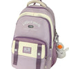 Conception d'intérêt spécial Tutoriel de classe de grande capacité Play Backpack Good All-Match Backpack - Violet