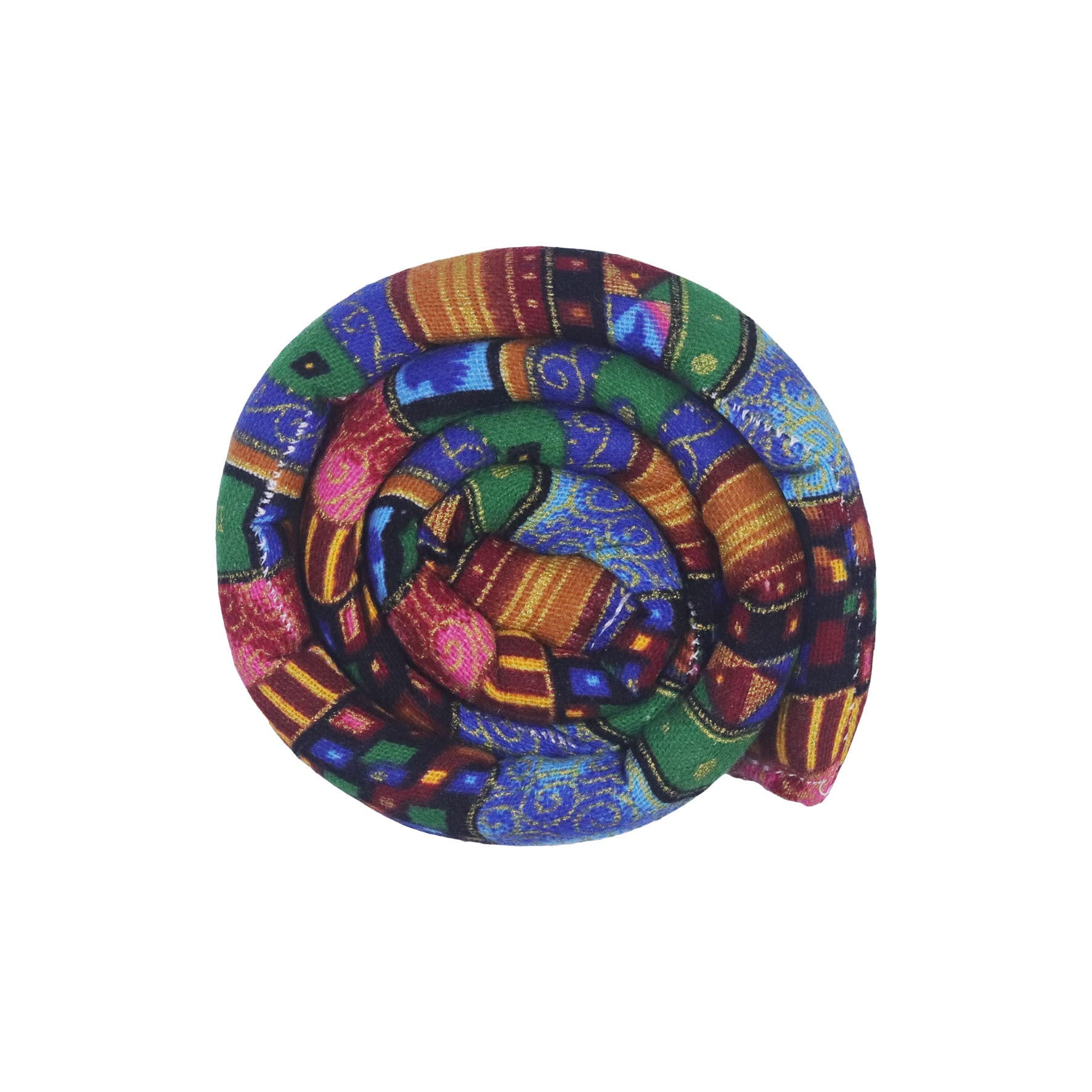 Spiral Lock Colored Dreadlocks in Ethnic Rayon Tie-Dye Styles - Teleplus spiral lock colored dreadlocks bendable