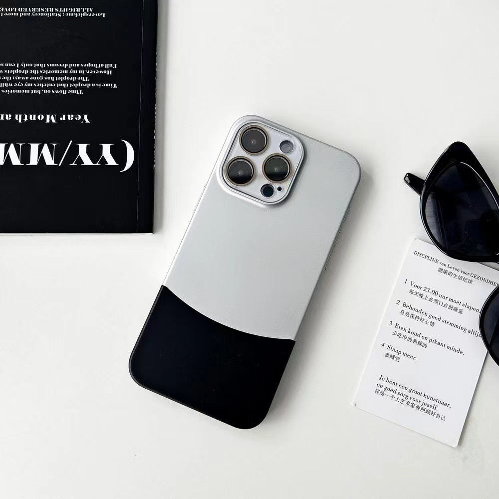 Splicing Phone Case for iPhone 12 13 14 Pro Max 16Pro Simple 14Max - Teleplus 12-16Pro splicing phone case 16pro simple