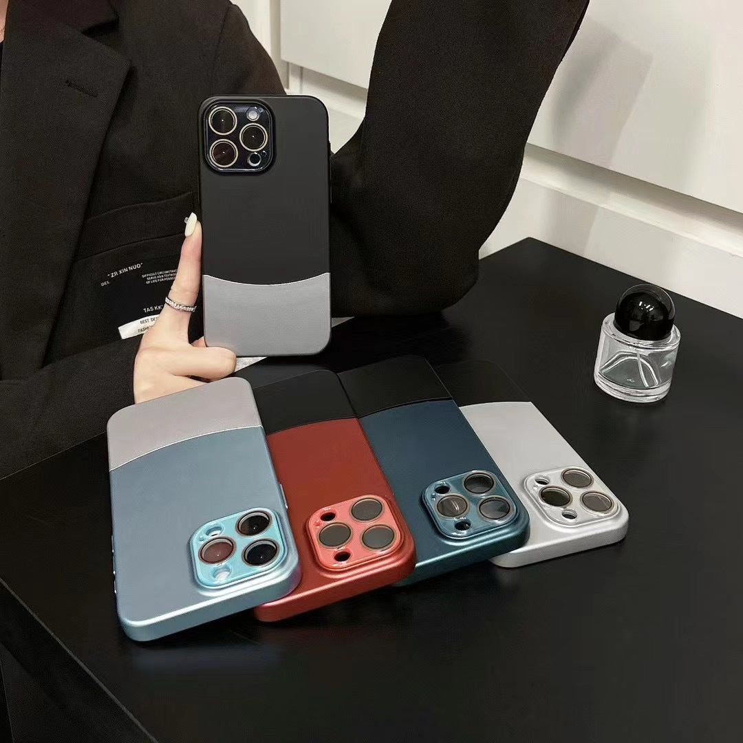 Splicing Phone Case for iPhone 12 13 14 Pro Max 16Pro Simple 14Max - Teleplus 12-16Pro splicing phone case 16pro simple