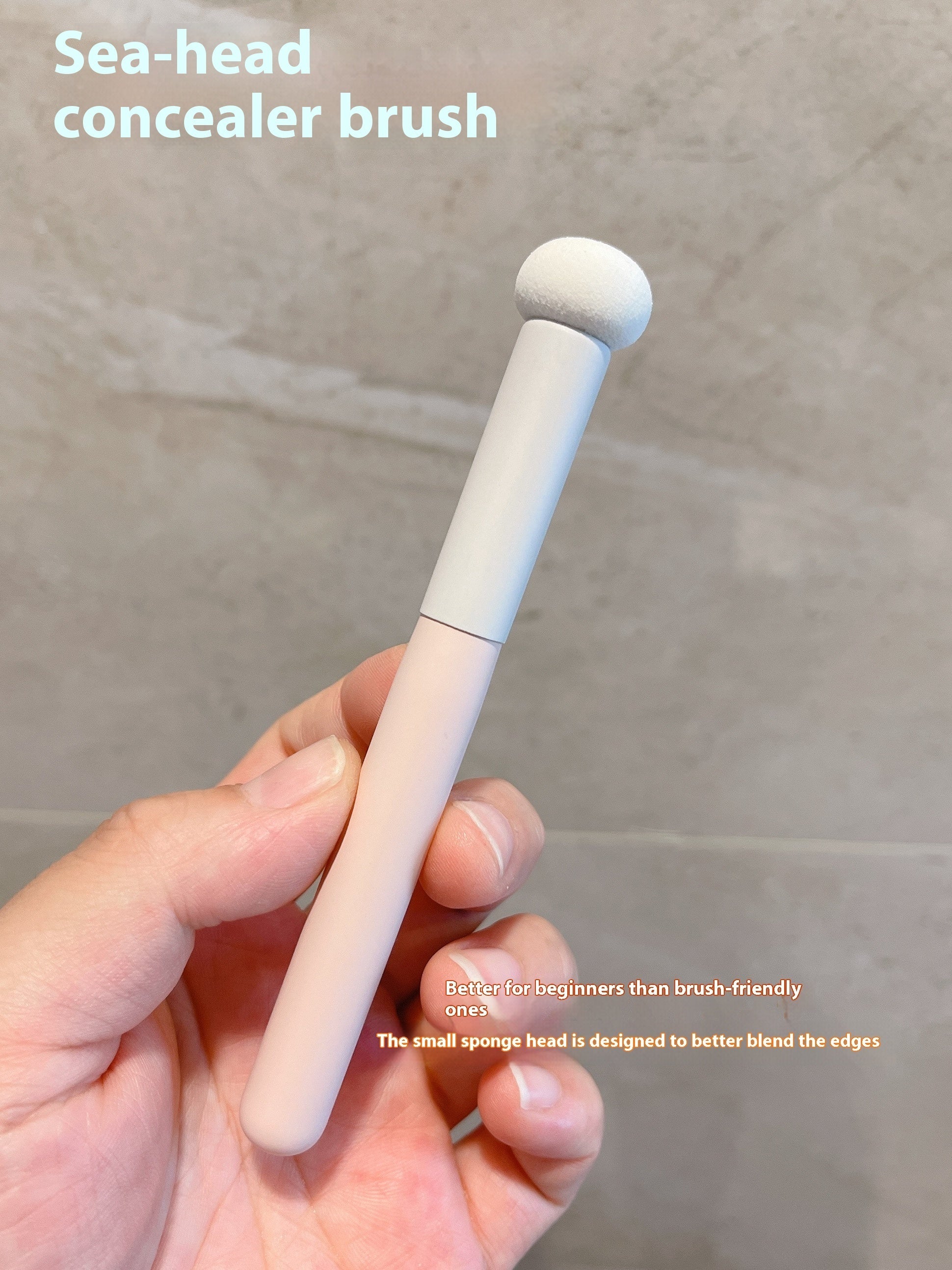Sponge Concealer Brush for Small Steamed Buns and Haircut Sponges - Teleplus small steamed bun haircut sponge concealer