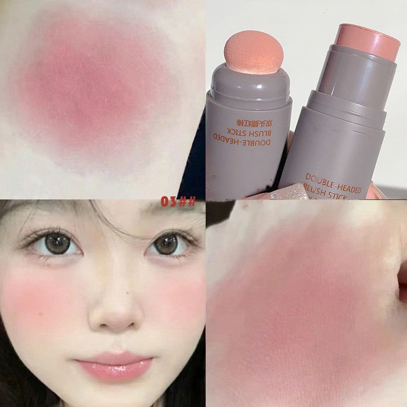 Sponge Monochrome Blusher Natural Color Cream Blush for Gentle Look - Teleplus sponge monochrome blusher natural color