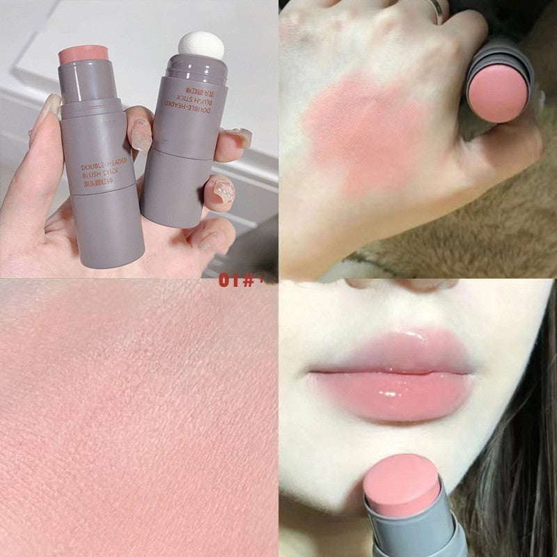 Sponge Monochrome Blusher Natural Color Cream Blush for Gentle Look - Teleplus sponge monochrome blusher natural color