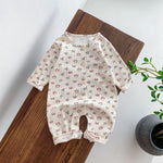 Spring And Autumn Baby Romper Floral Long Sleeve Jumpsuit - Climb in Style with Our Floral Long Climbing Romper