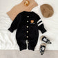 Spring And Autumn Bear Series Knitted Jumpsuit - Cuddle Up in the Spring And Autumn Bear Jumpsuit