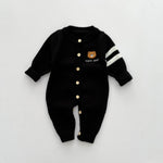 Spring And Autumn Bear Series Knitted Jumpsuit - Cuddle Up in the Spring And Autumn Bear Jumpsuit