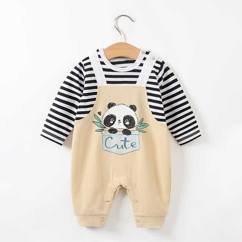 Spring Baby Cute Printed Jumpsuit - Adorable Spring Jumpsuit for Shorties lt121c001