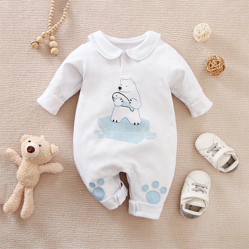 Spring Baby Cute Printed Jumpsuit - Adorable Spring Jumpsuit for Shorties lt121c001