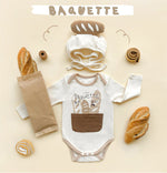 Korean Style Bread Jumpsuits for Children in US Sizes with Combed Cotton - Tiny Trendsetters united states chf korean