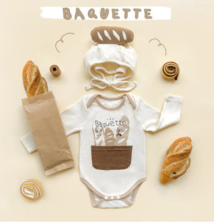 Korean Style Bread Jumpsuits for Children in US Sizes with Combed Cotton - Tiny Trendsetters united states chf korean
