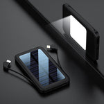 Square Aluminum Shell Solar Power Bank 10000mAh 20000mAh Lithium-ion Battery - for Mobile Phones square aluminum shell