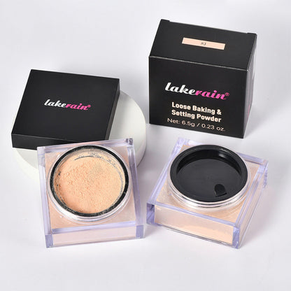 Square Box Finishing Loose Powder for Universal Skin Colors - square box finishing loose powder skin color