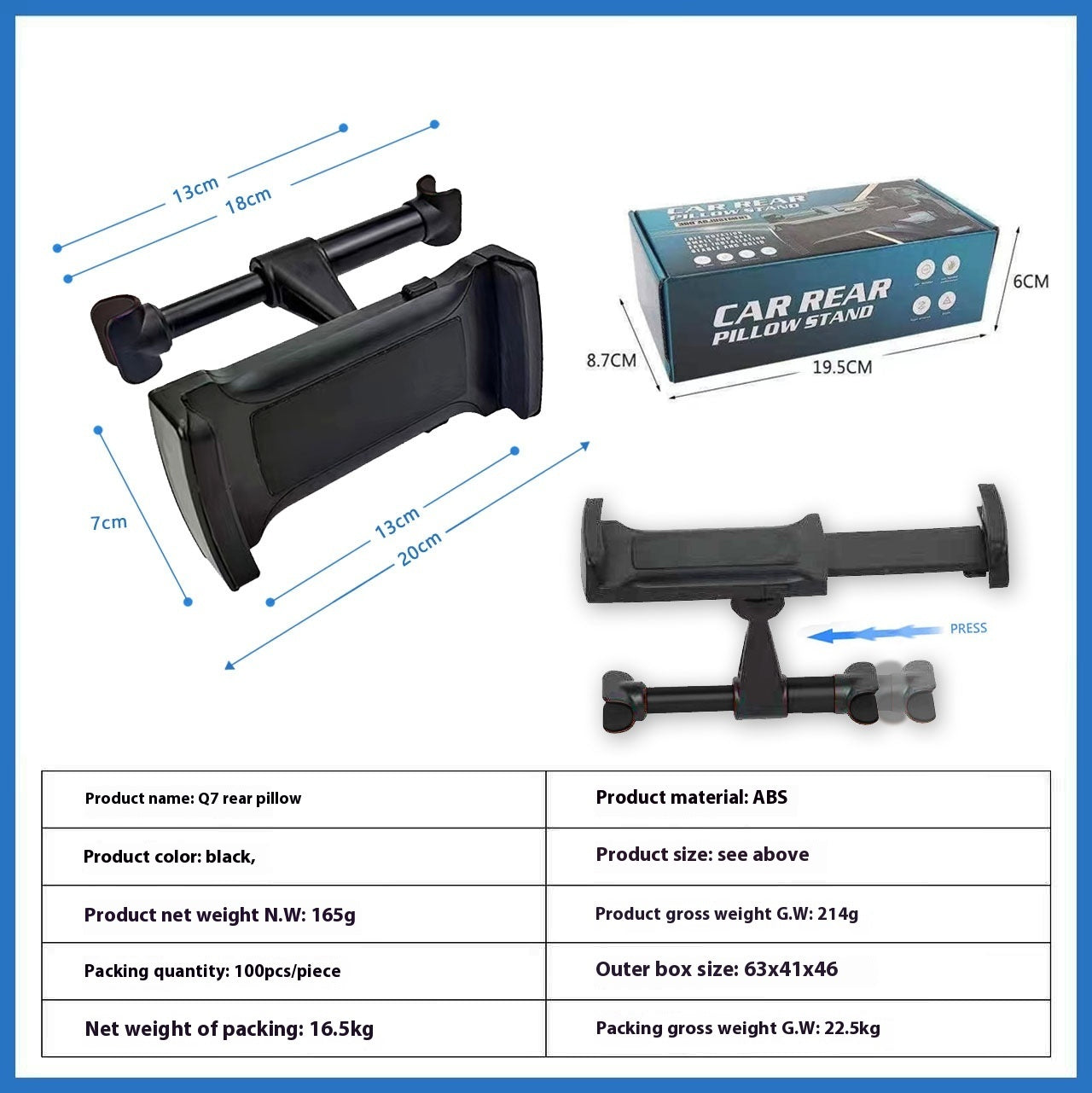 Stable Seat Mobile Phone and Tablet Computer Stand for Multiple Models - Teleplus seat mobile phone tablet computer