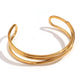 Stainless Steel 18K Gold Plating Niche Three-layer Winding Open-ended Bracelet Female - Three-Layer Winding Open-Ended