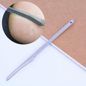 Stainless Steel Beauty Pedicure Spatula for Callus Removal and Manicure - Polished Toes stainless steel beauty manicure