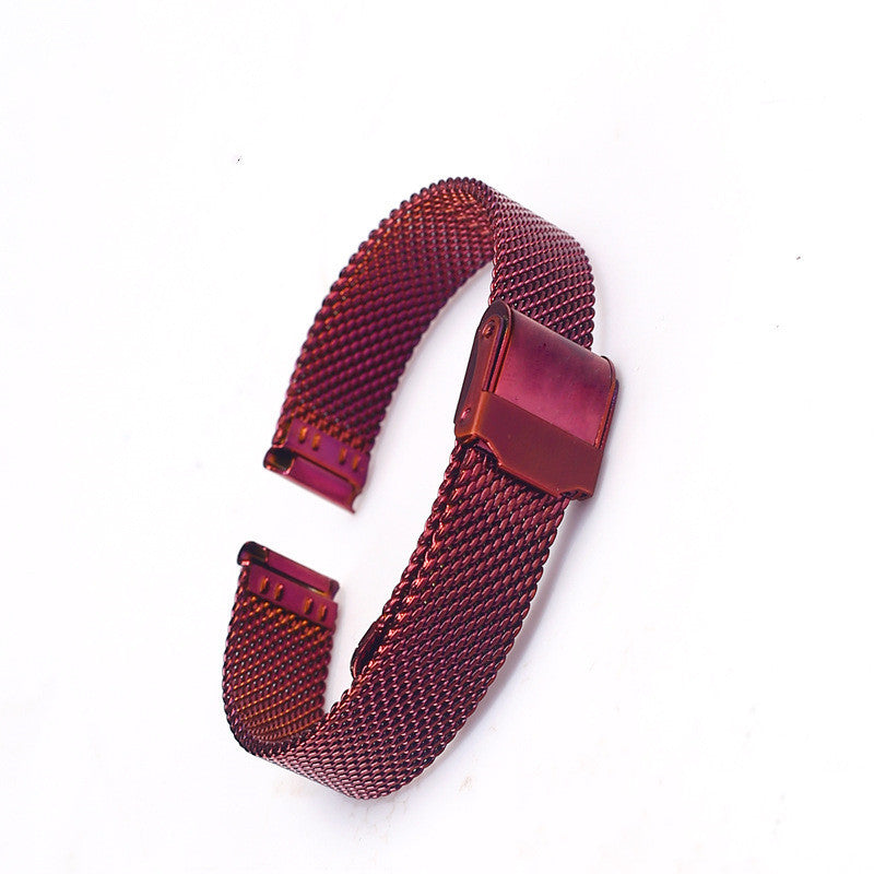 Stainless Steel Braided Strap for Smart Watch Compatible with DW - Teleplus smart watch stainless steel braided strap