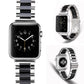 Stainless Steel Ceramic Watch Band for Apple with Precision Connectors - Teleplus ceramic strap stainless steel