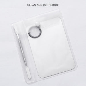 Stainless Steel Cosmetic Mixing Palettes for Professional Makeup Application - stainless steel cosmetic professional