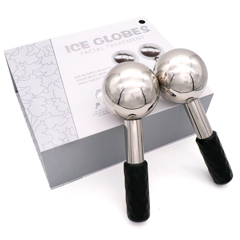 Stainless Steel Ice Ball for Massage and Fitness with Wave - Chill Out the stainless steel ice wave ball