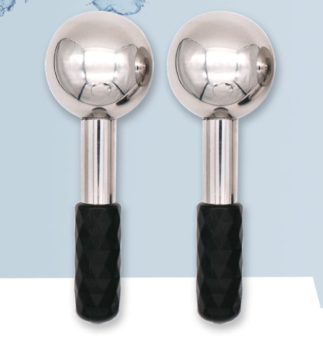 Stainless Steel Ice Ball for Massage and Fitness with Wave - Chill Out the stainless steel ice wave ball