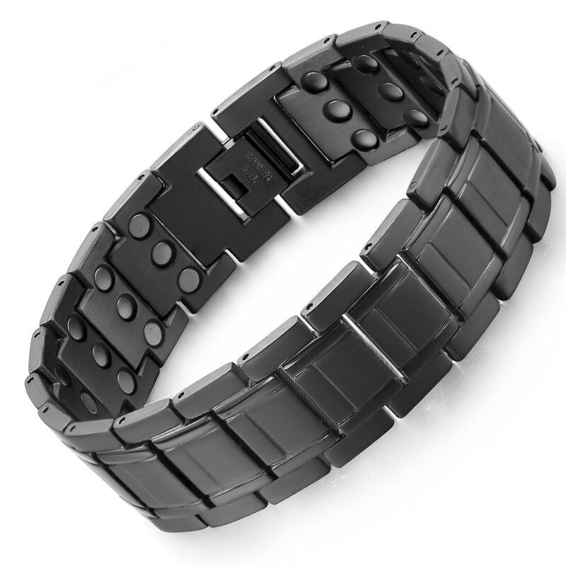 Stainless Steel Magnet Bracelet Titanium Steel Energy Health Care - Titanium Steel Stainless Steel Magnet Bracelet