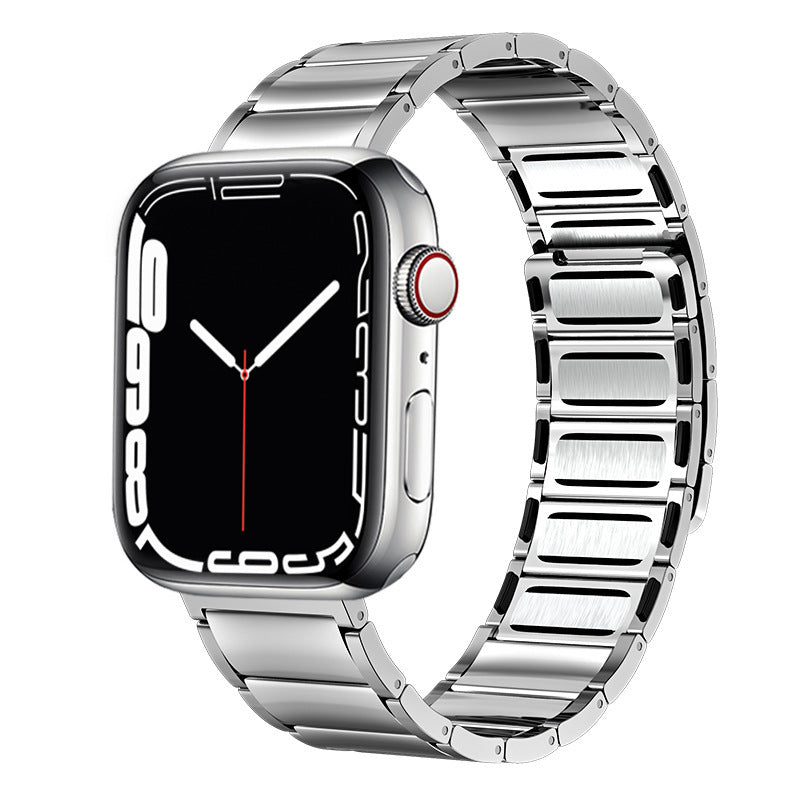 Stainless Steel Magnetic Strap for Smart Watches 38-49mm Compatible with S6 S8 - Teleplus smart watch stainless steel
