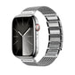 Stainless Steel Magnetic Strap for Smart Watches 38-49mm Compatible with S6 S8 - Teleplus smart watch stainless steel