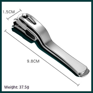 Large Opening Stainless Steel Nail Clippers and Single Scissors Set - Snip in Style with stainless steel nail clippers