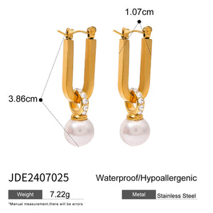 Stainless Steel U-Shaped Ear Studs for Women in the United States - Shiny That Outshine Your Ex united states chf
