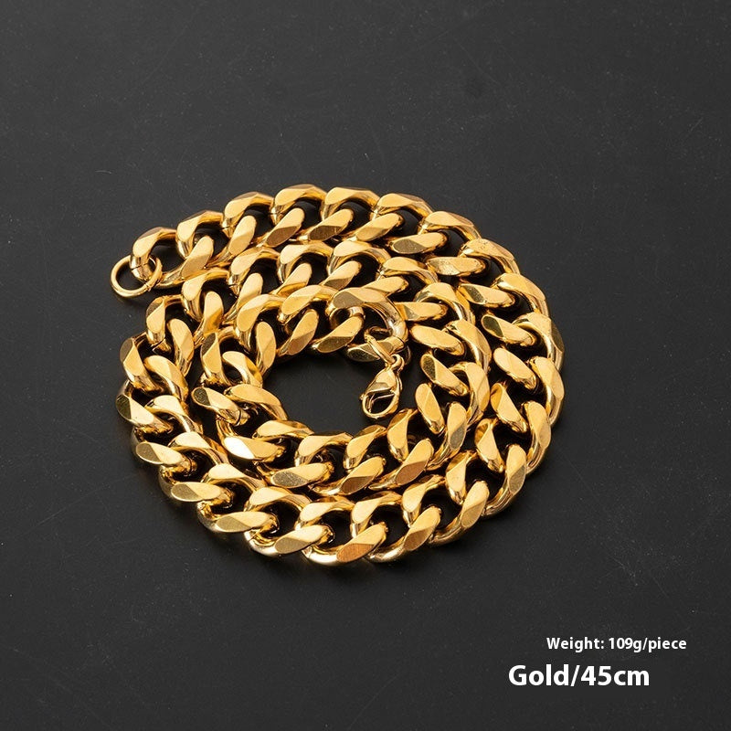 Stainless Steel Single Electroplated Woven Buckle Strap 40cm to 60cm - Teleplus stainless steel single woven buckle