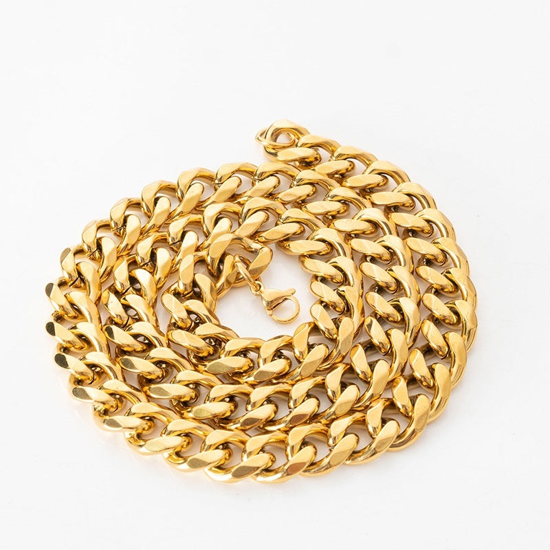 Stainless Steel Single Electroplated Woven Buckle Strap 40cm to 60cm - Teleplus stainless steel single woven buckle