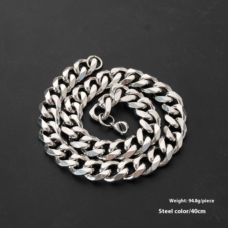 Stainless Steel Single Electroplated Woven Buckle Strap 40cm to 60cm - Teleplus stainless steel single woven buckle