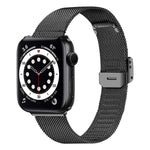 Stainless Steel Smart Metal Watch Strap Compatible with Apple Models - Teleplus for watch strap smart metal waist