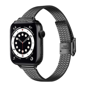 Stainless Steel Smart Watch Strap for Slim Seven Beads Compatible with Apple - Teleplus smart watch strap slim seven