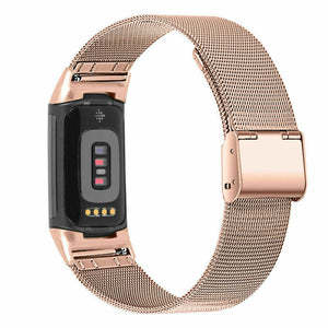 Stainless Steel Smart Watch with Buckle Milan Strap in Multiple Colors - stainless steel smart watch buckle milan strap