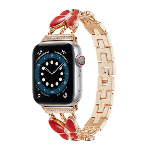 Stainless Steel Watch with Butterfly Strap in Multiple Colors - stainless steel watch strap