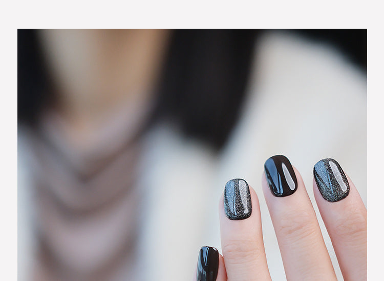 Star Coffee Personality Dark Nail Art Set in Minimalist Style 10pcs - Teleplus star coffee personality dark minimalist